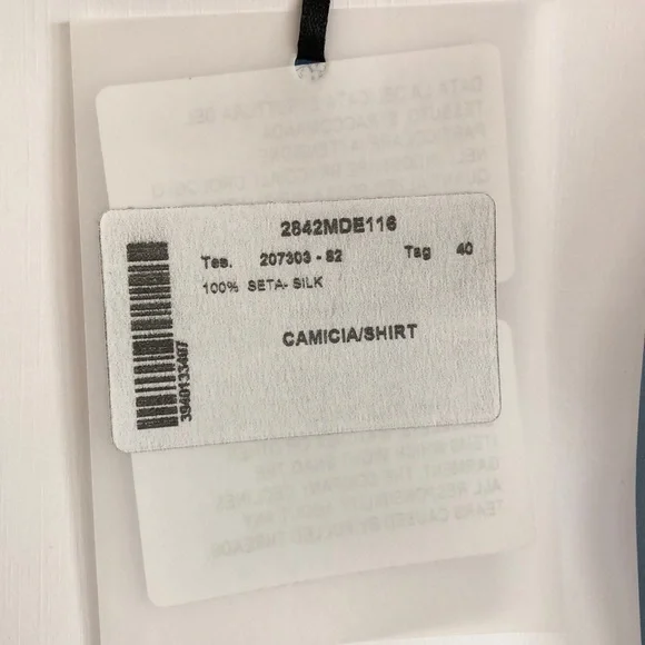 MSGM Camicia Shirt IN SKY button up top - Picture 10 of 10